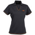 Stencil The Cool Dry Polo | Ladies | Short Sleeve Charcoal/Orange Shirts & Tops