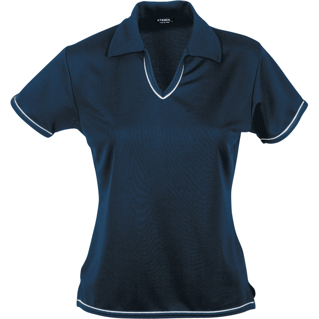 Stencil The Cool Dry Polo | Ladies | Short Sleeve Shirts & Tops