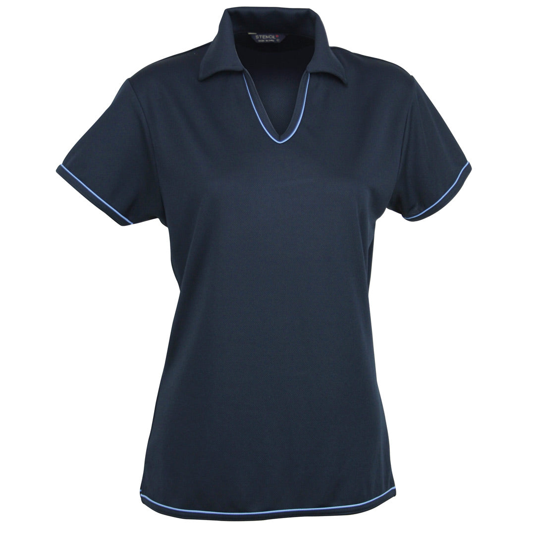 Stencil The Cool Dry Polo | Ladies | Short Sleeve Shirts & Tops