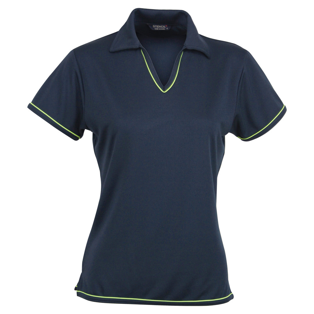 Stencil The Cool Dry Polo | Ladies | Short Sleeve Shirts & Tops