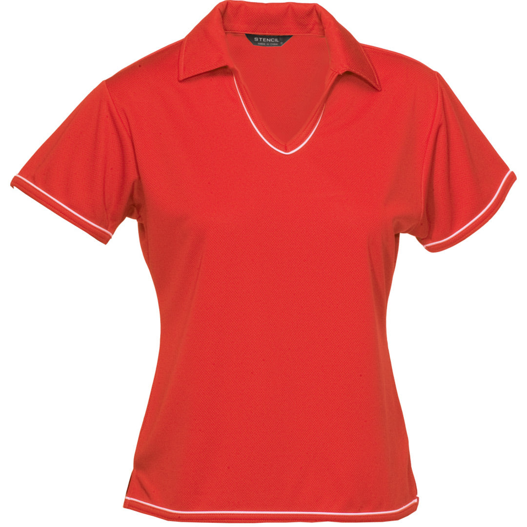 Stencil The Cool Dry Polo | Ladies | Short Sleeve Shirts & Tops