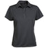 Stencil The Glacier Polo | Ladies | Short Sleeve Charcoal Shirts & Tops