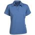 Stencil The Glacier Polo | Ladies | Short Sleeve Dusty Blue Shirts & Tops