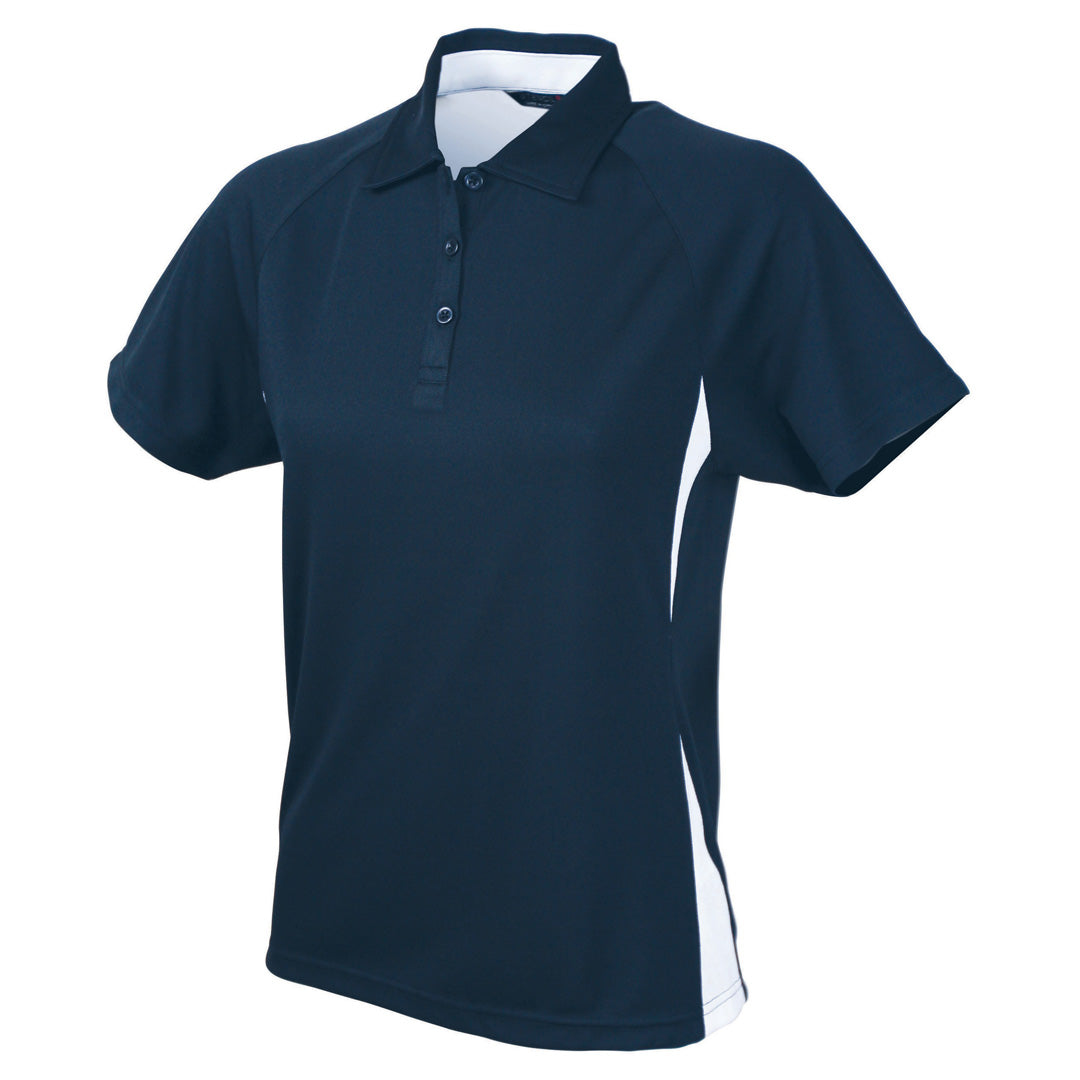 Stencil The Arctic Polo | Ladies | Short Sleeve Navy Shirts & Tops