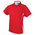 Stencil The Arctic Polo | Ladies | Short Sleeve Red Shirts & Tops