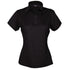 Stencil The Silvertech Polo | Ladies | Short Sleeve Black/Silver Shirts & Tops