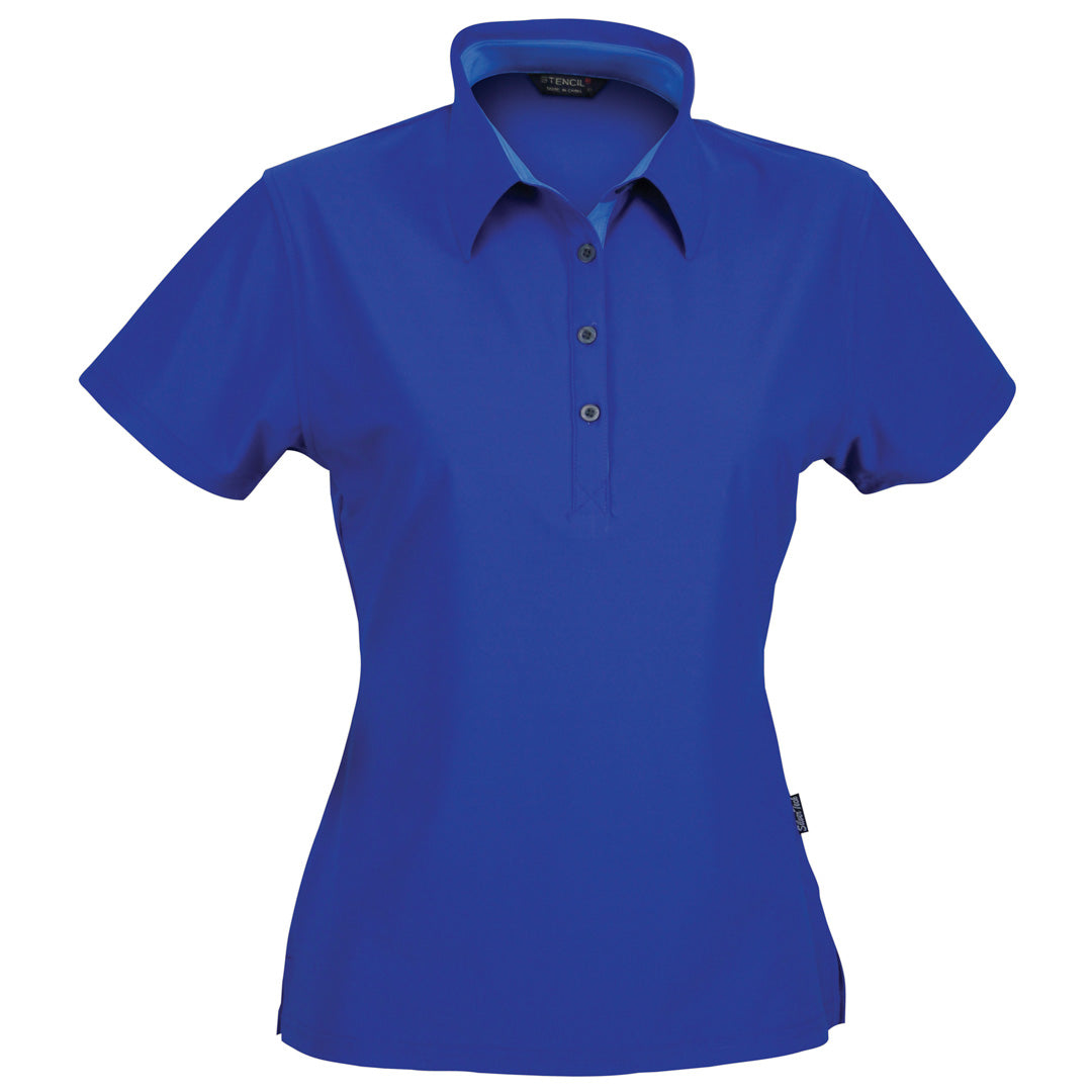 Stencil The Argent Polo | Ladies | Short Sleeve Royal Blue Shirts & Tops