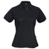 Stencil The Superdry Polo | Ladies | Short Sleeve Black/Charcoal Shirts & Tops