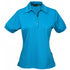 Stencil The Superdry Polo | Ladies | Short Sleeve Mid Blue/Navy Shirts & Tops