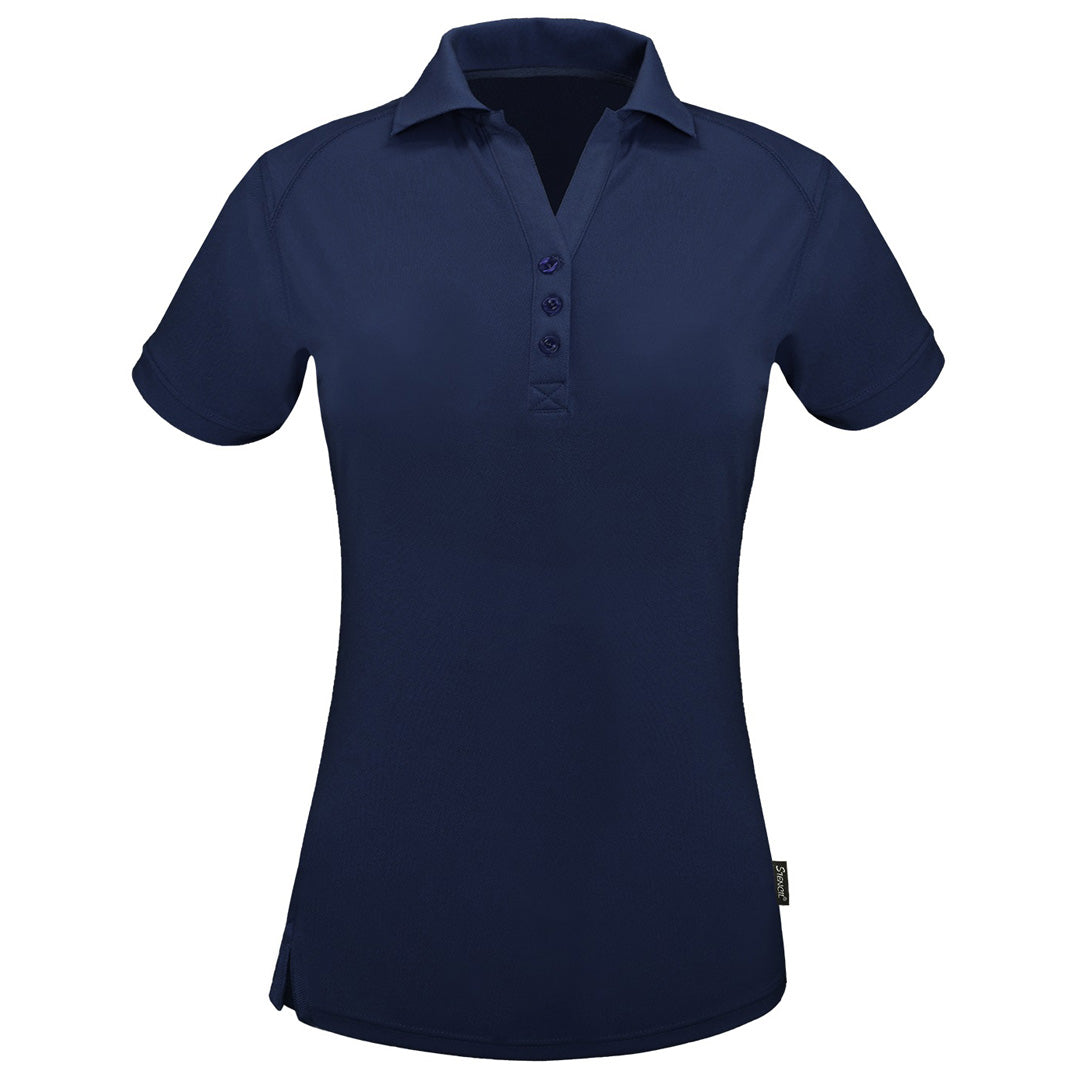 Stencil The Sorona Polo | Ladies | Short Sleeve Navy Shirts & Tops
