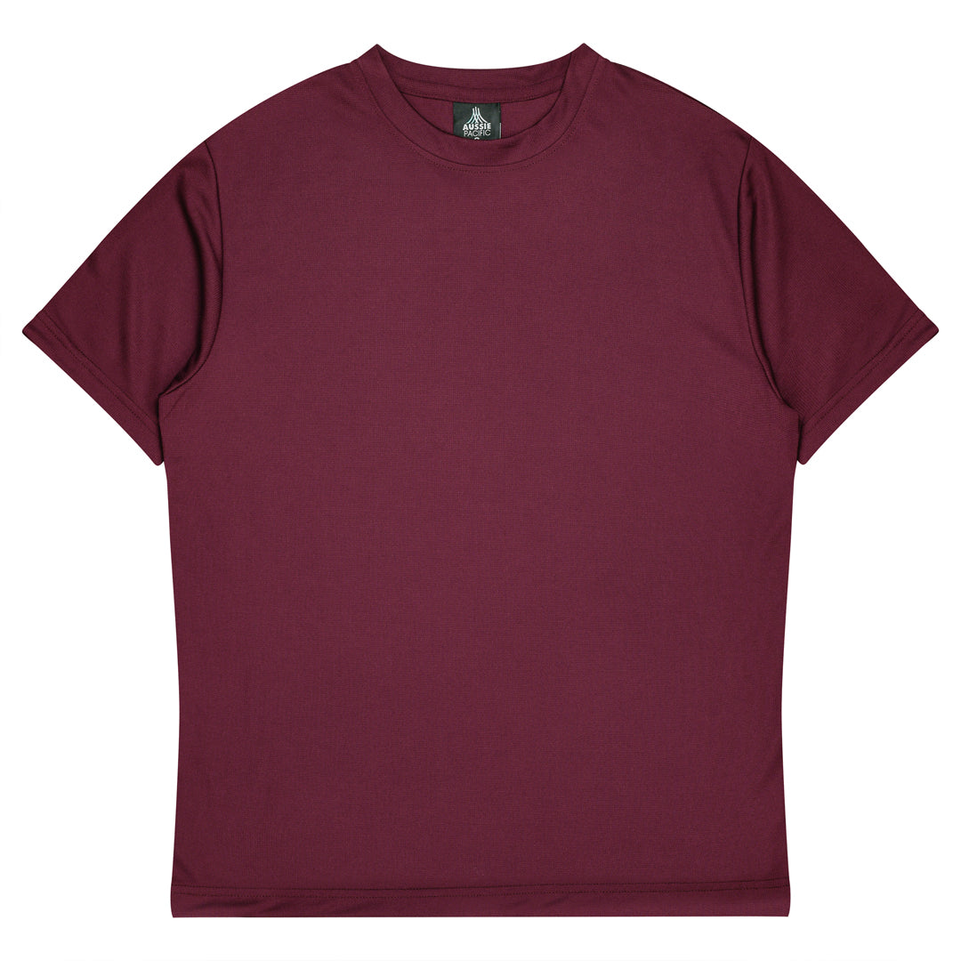 Aussie Pacific The Botany Tee | Mens | Short Sleeve Maroon Shirts & Tops
