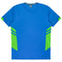 Aussie Pacific The Tasman Tee | Mens | Short Sleeve | Blue Base Cyan/Neon Green Shirts & Tops