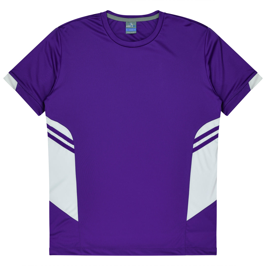 Aussie Pacific The Tasman Tee | Mens | Short Sleeve | Mixed Base Purple/White Shirts & Tops