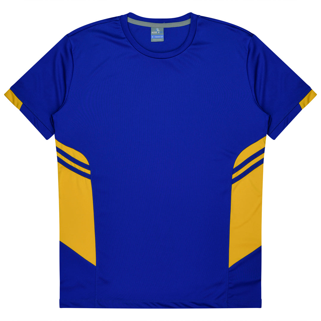 Aussie Pacific The Tasman Tee | Mens | Short Sleeve | Blue Base Royal/Gold Shirts & Tops
