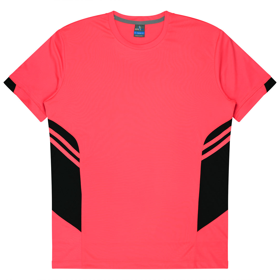 Aussie Pacific The Tasman Tee | Mens | Short Sleeve | Neon Base Neon Pink/Black Shirts & Tops