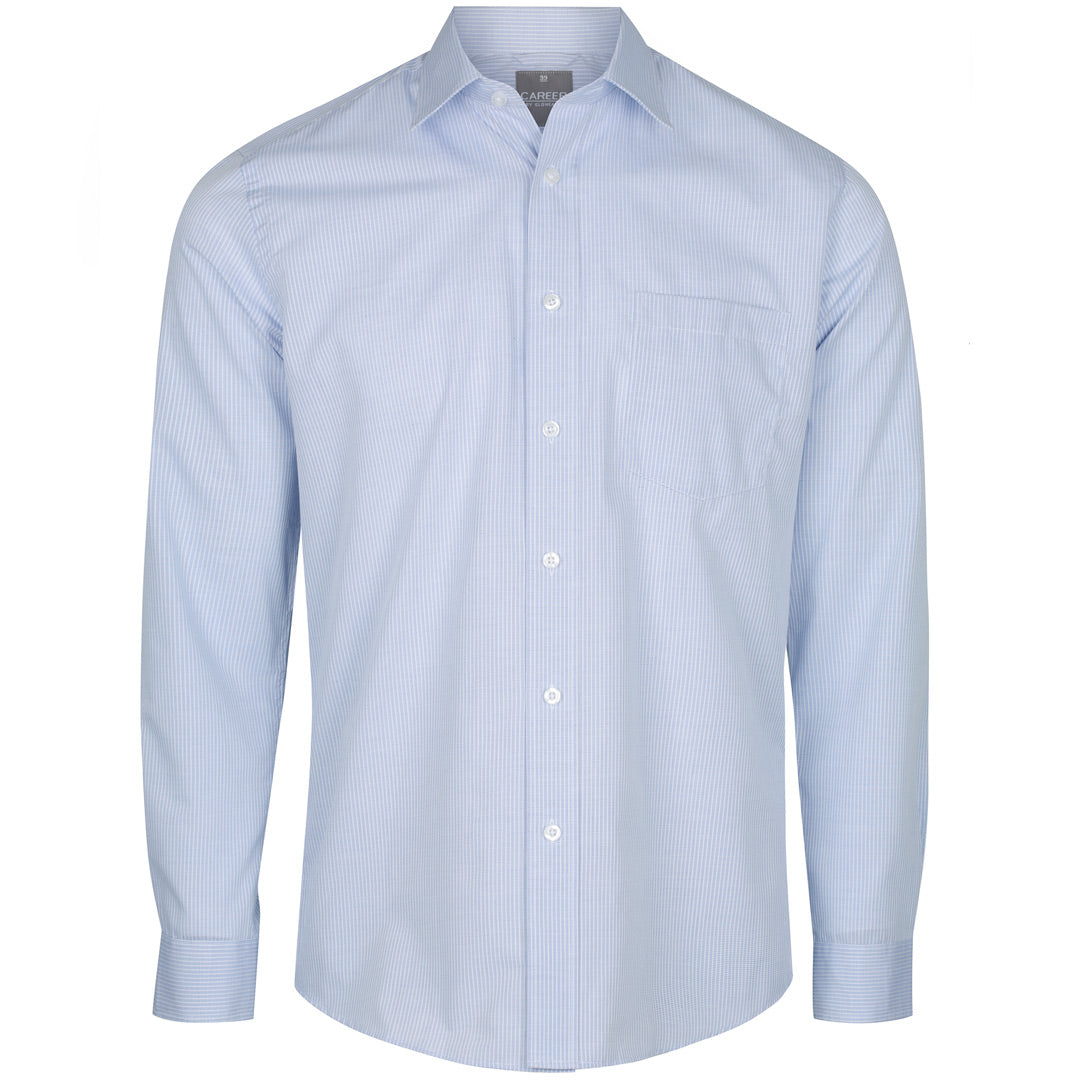 Gloweave The Guildford Shirt | Mens | Long Sleeve Blue Shirts & Tops