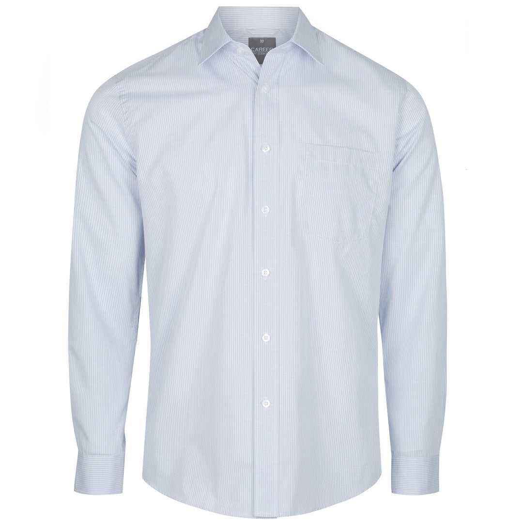 Gloweave The Guildford Shirt | Mens | Long Sleeve Silver Shirts & Tops