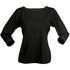 Stencil The Argent Top | Ladies | 3/4 Sleeve Black Shirts & Tops