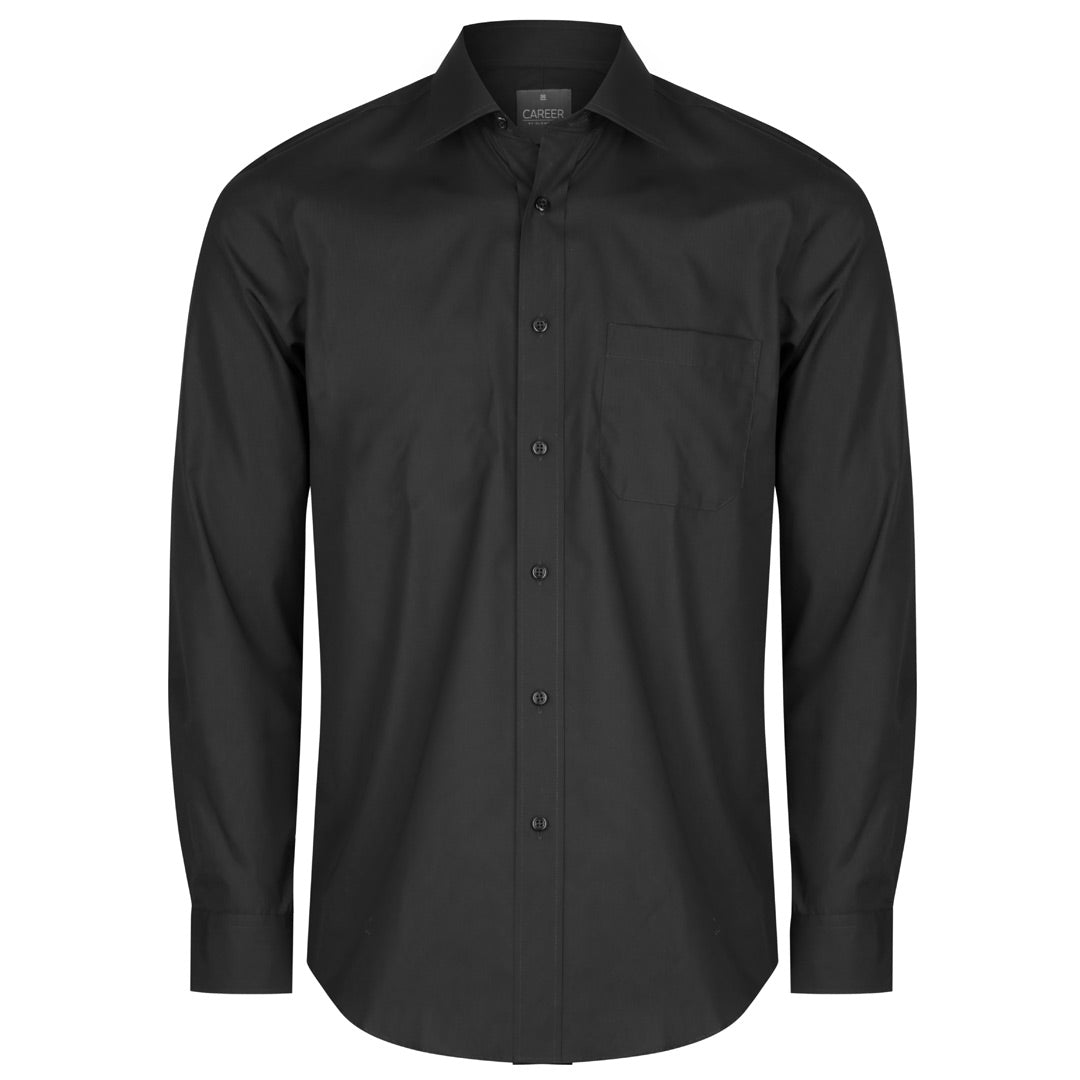 Gloweave The Nicholson Shirt | Mens | Long Sleeve | Plus Black Shirts & Tops