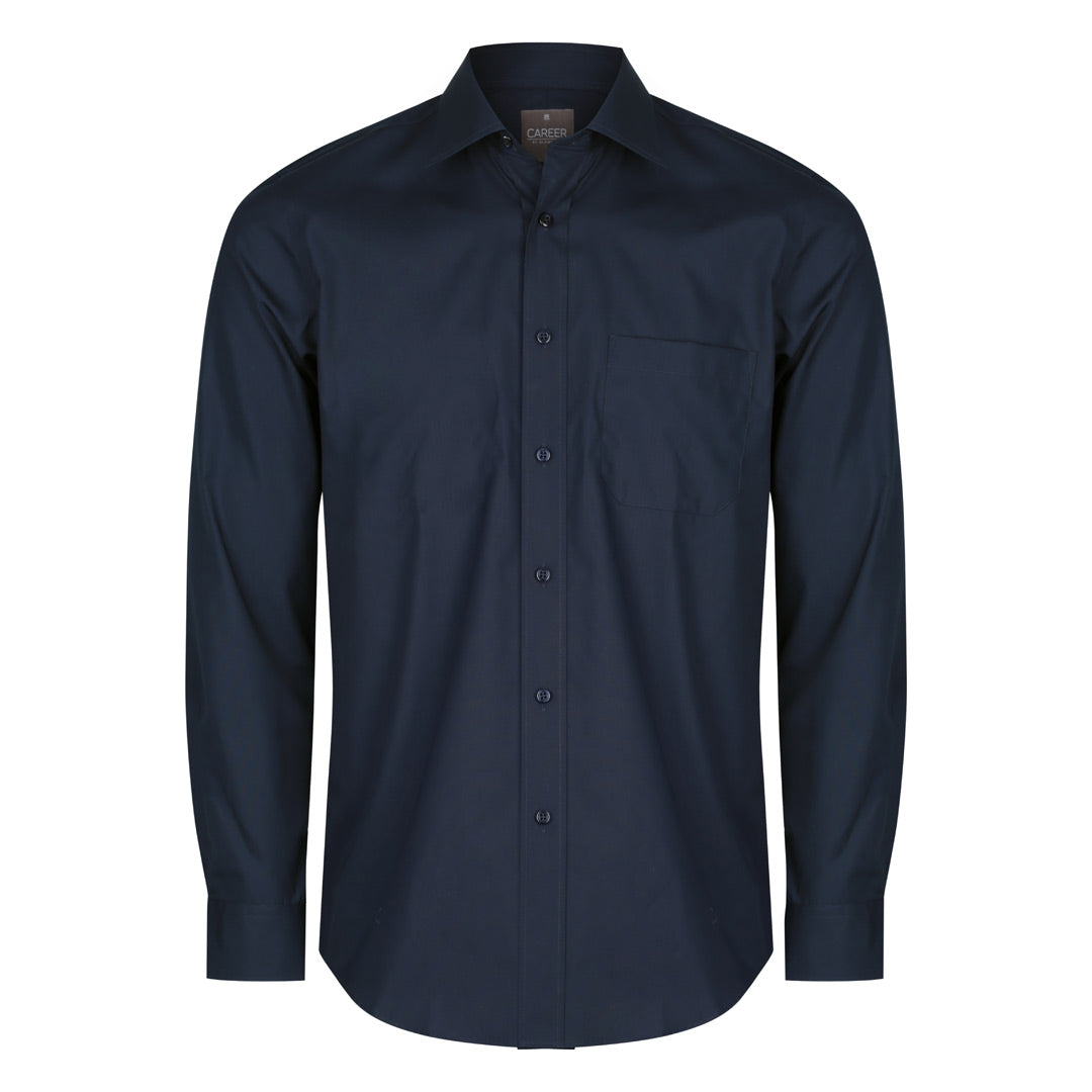 Gloweave The Nicholson Shirt | Mens | Long Sleeve Navy Shirts & Tops