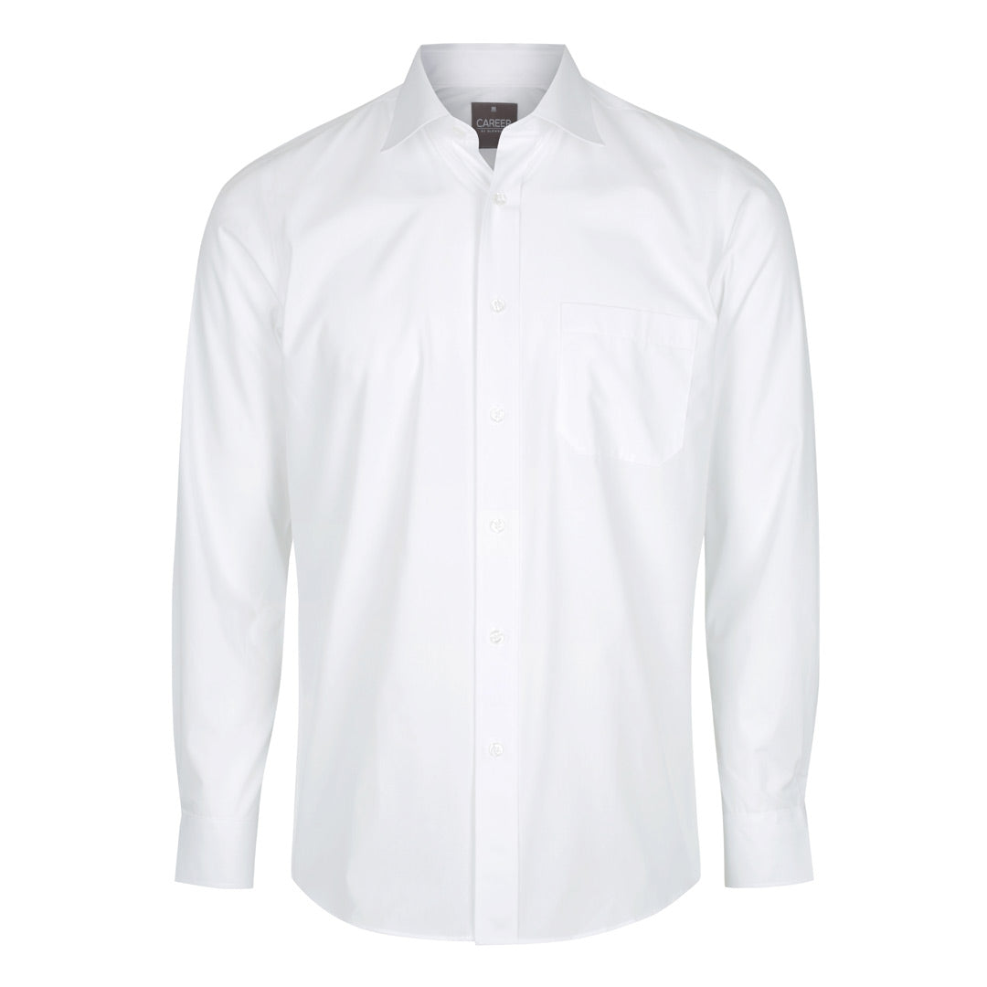 Gloweave The Nicholson Shirt | Mens | Long Sleeve | Plus Star White Shirts & Tops