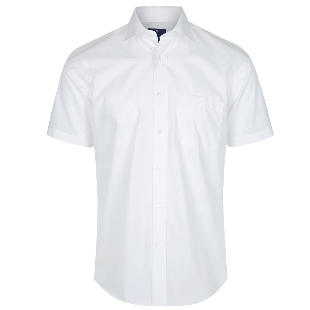 Gloweave The Nicholson Shirt | Mens | Short Sleeve | Plus Star White Shirts & Tops