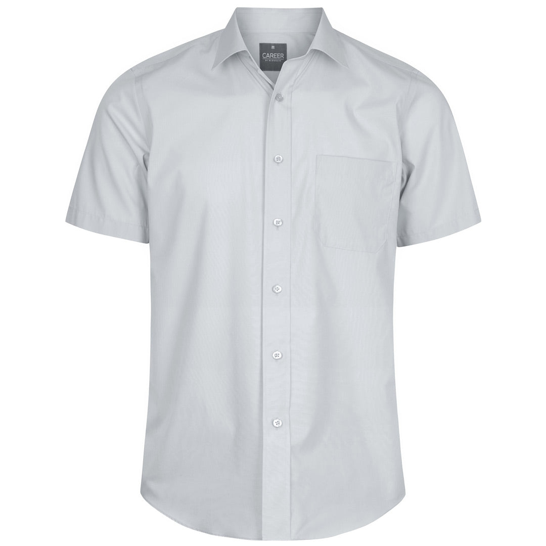 Gloweave The Nicholson Shirt | Mens | Short Sleeve Silver Shirts & Tops