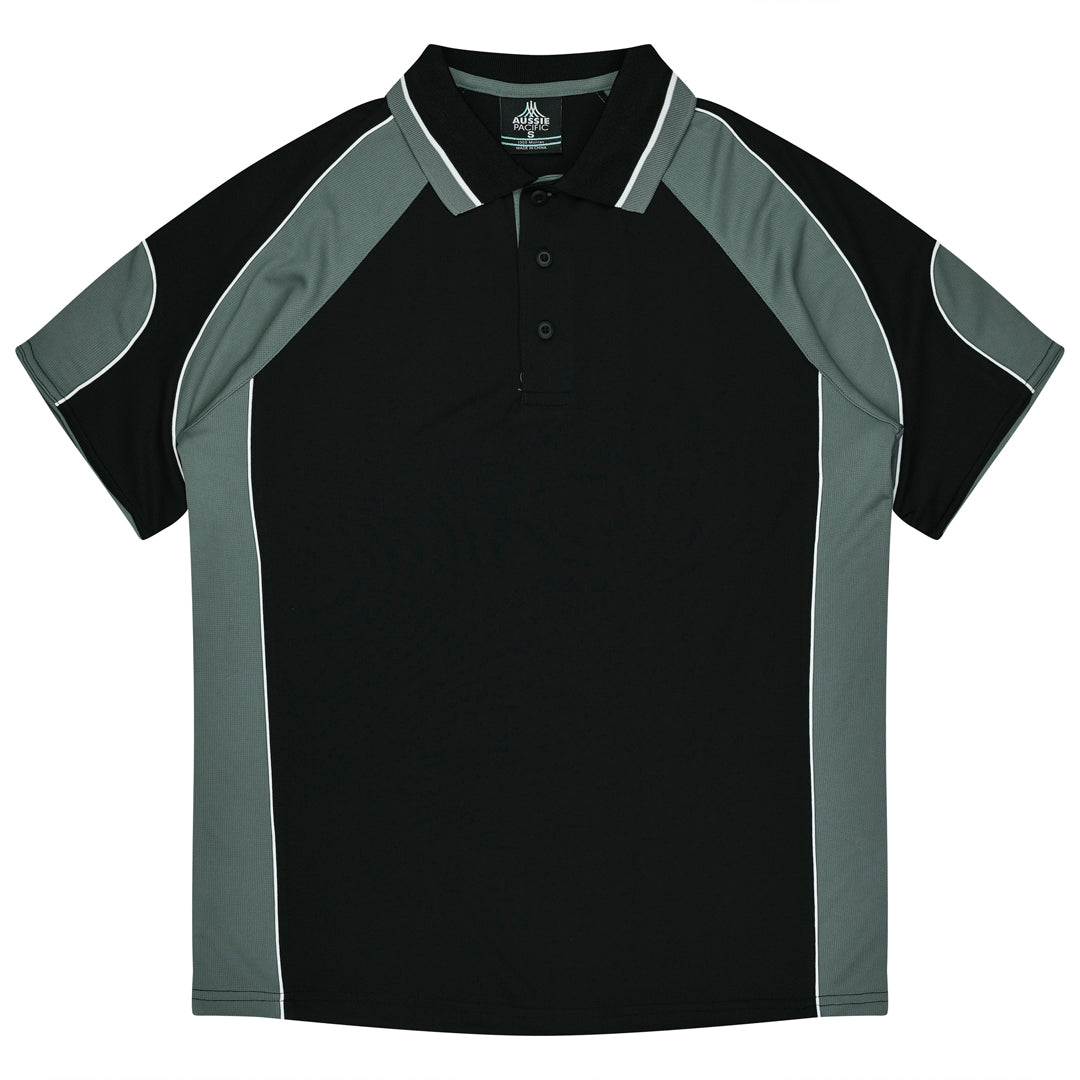 Aussie Pacific The Murray Polo | Mens Black/Ashe Shirts & Tops