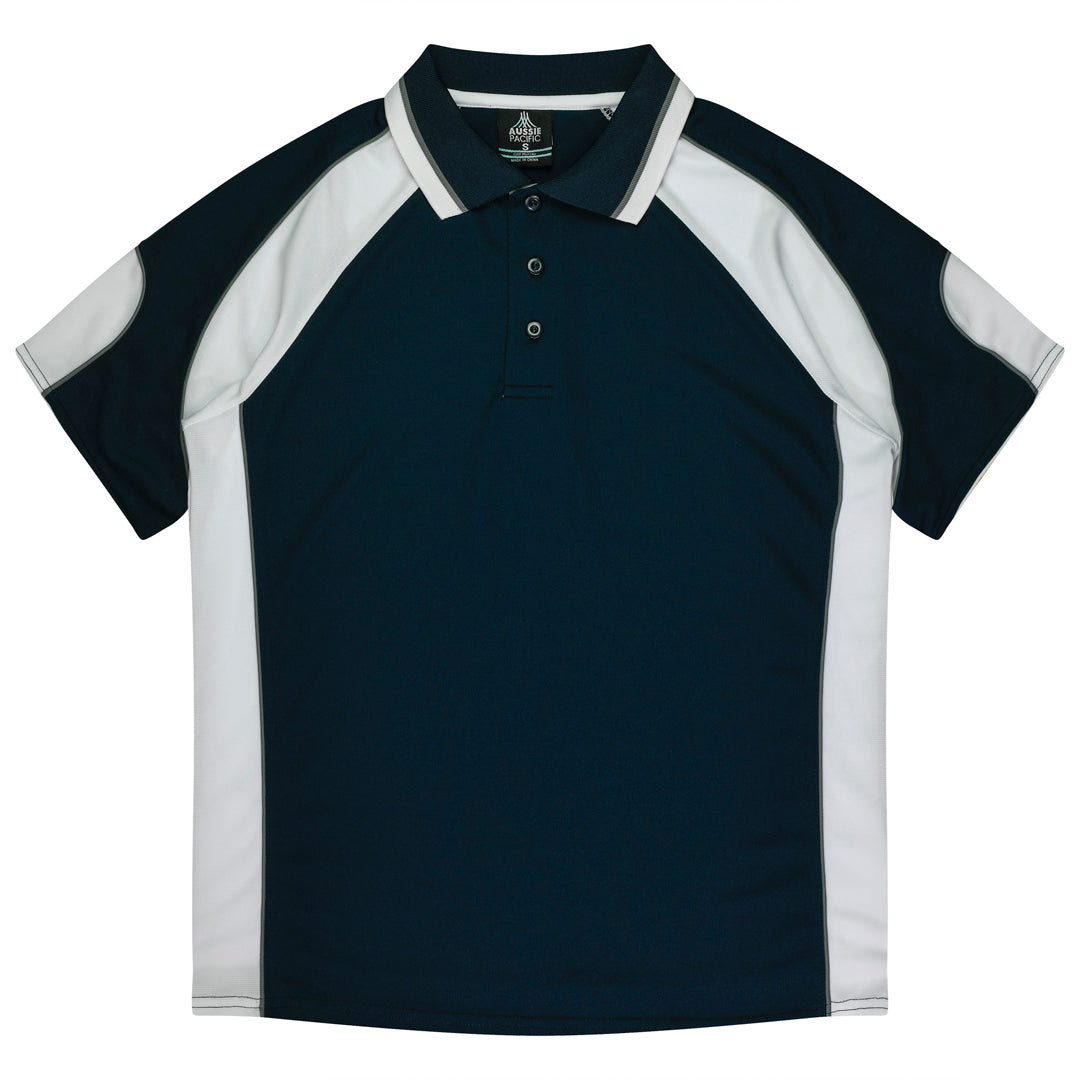 Aussie Pacific The Murray Polo | Mens Navy/White Shirts & Tops