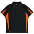 Aussie Pacific The Eureka Polo Shirt | Mens Black/Orange Shirts & Tops