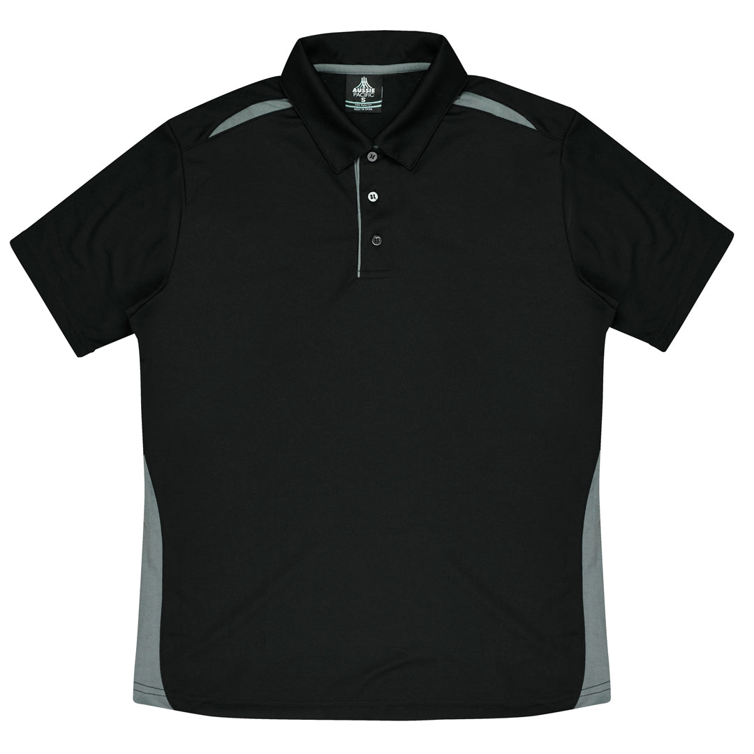 Aussie Pacific The Paterson Polo Shirt | Mens Black/Ashe Shirts & Tops