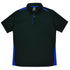 Aussie Pacific The Paterson Polo Shirt | Mens Black/Royal Shirts & Tops