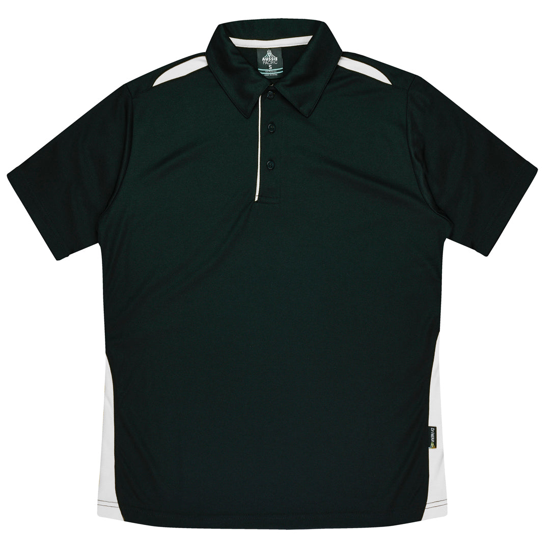Aussie Pacific The Paterson Polo Shirt | Mens Black/White Shirts & Tops