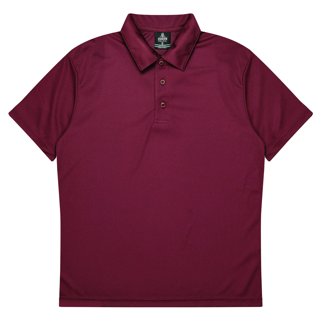 Aussie Pacific The Botany Polo | Mens | Short Sleeve Maroon Shirts & Tops