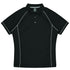 Aussie Pacific The Endeavour Polo | Mens | Short Sleeve Black/Silver Shirts & Tops