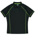 Aussie Pacific The Endeavour Polo | Mens | Short Sleeve Black/Fluro Green Shirts & Tops