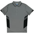 Aussie Pacific The Tasman Polo | Mens | Short Sleeve | Grey Base Ashe/Black Shirts & Tops