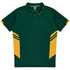 Aussie Pacific The Tasman Polo | Mens | Short Sleeve | Mixed Base Bottle/Gold Shirts & Tops