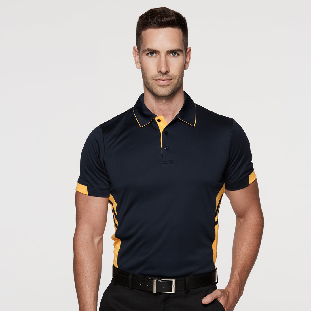 Aussie Pacific The Tasman Polo | Mens | Short Sleeve | Grey Base Shirts & Tops