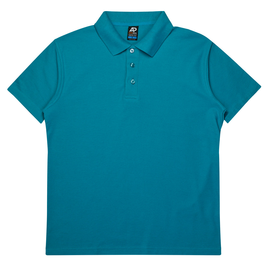 Aussie Pacific The Hunter Polo | Mens | Short Sleeve Cyan Shirts & Tops