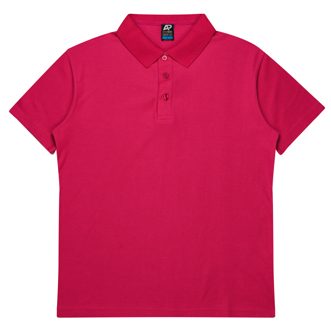 Aussie Pacific The Hunter Polo | Mens | Short Sleeve Fuchsia Shirts & Tops