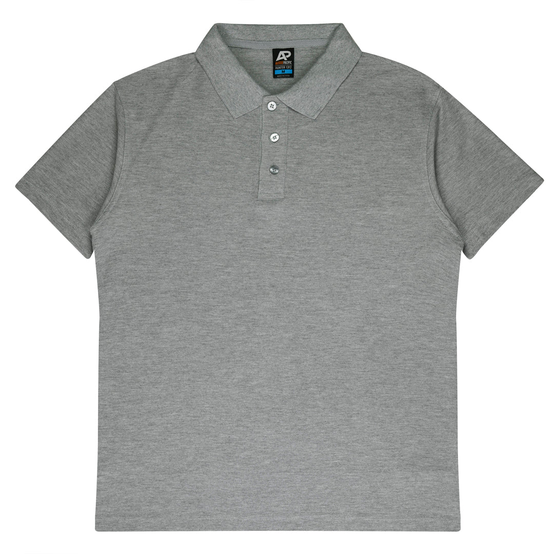 Aussie Pacific The Hunter Polo | Mens | Short Sleeve Grey Marle Shirts & Tops