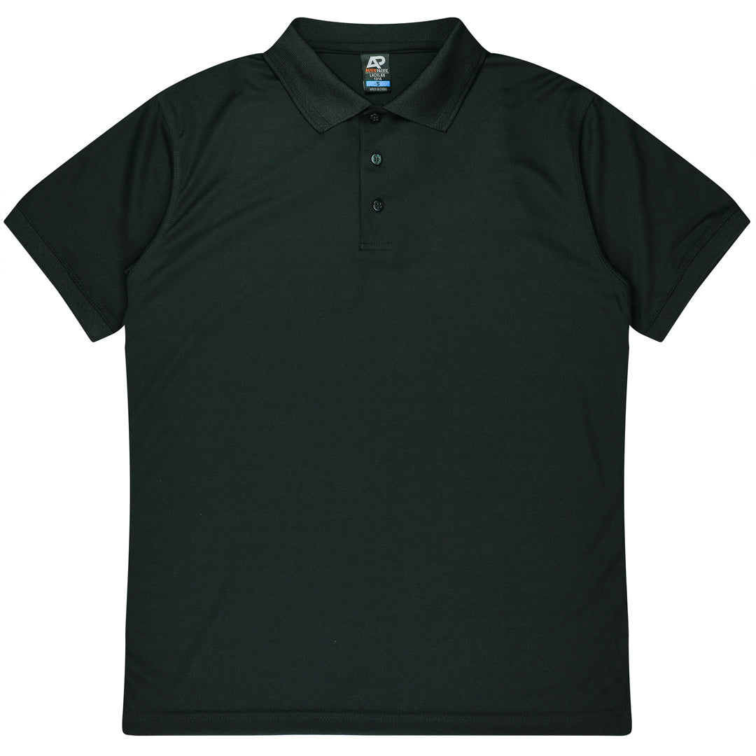 Aussie Pacific The Lachlan Polo | Mens | Short Sleeve Black Shirts & Tops
