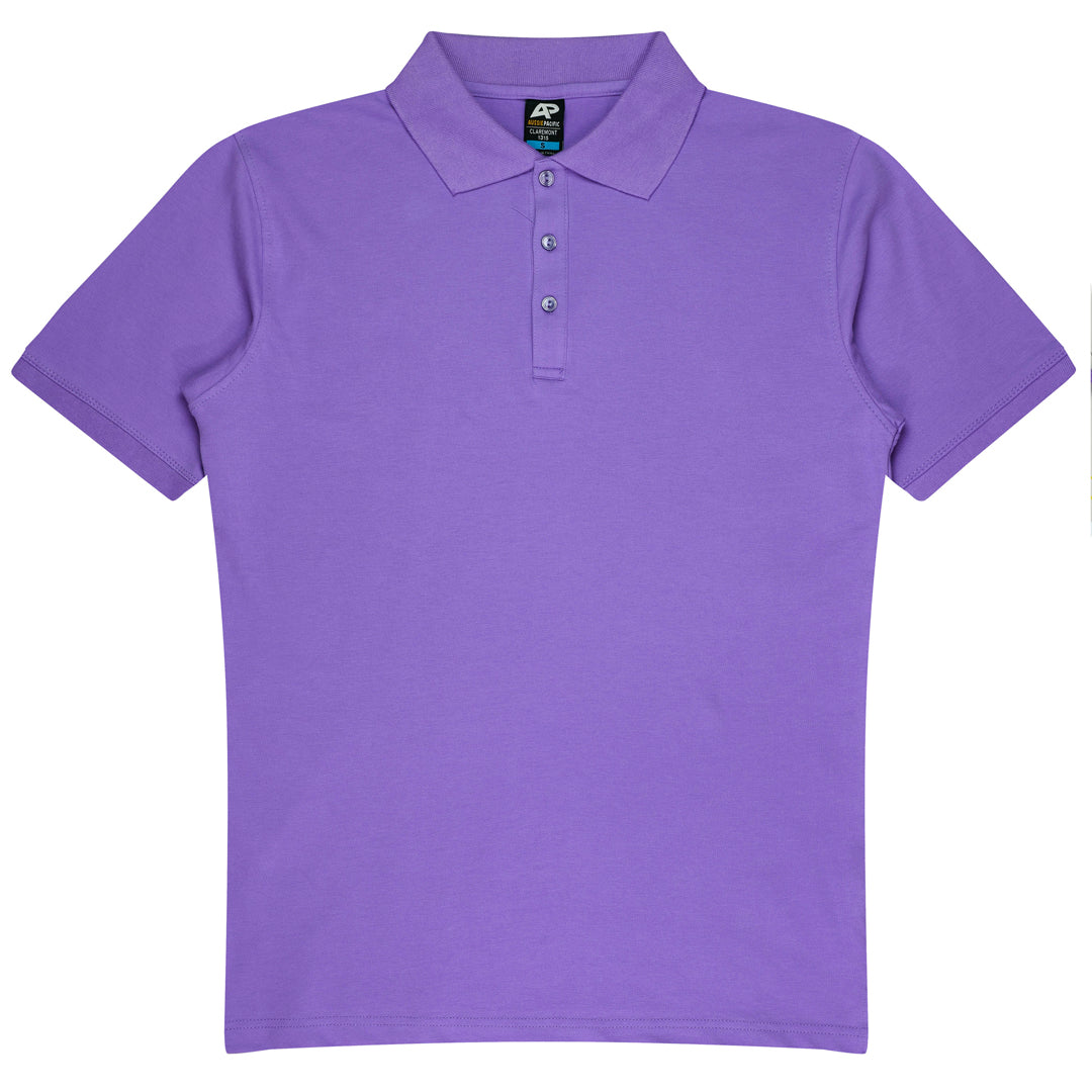 Aussie Pacific The Claremont Polo | Mens | Short Sleeve Purple Shirts & Tops