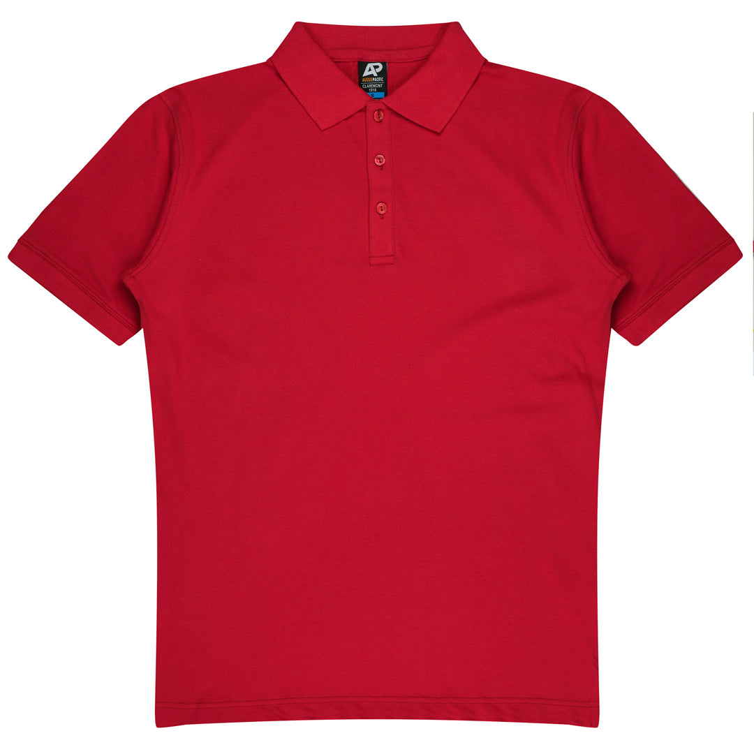 Aussie Pacific The Claremont Polo | Mens | Short Sleeve Red Shirts & Tops