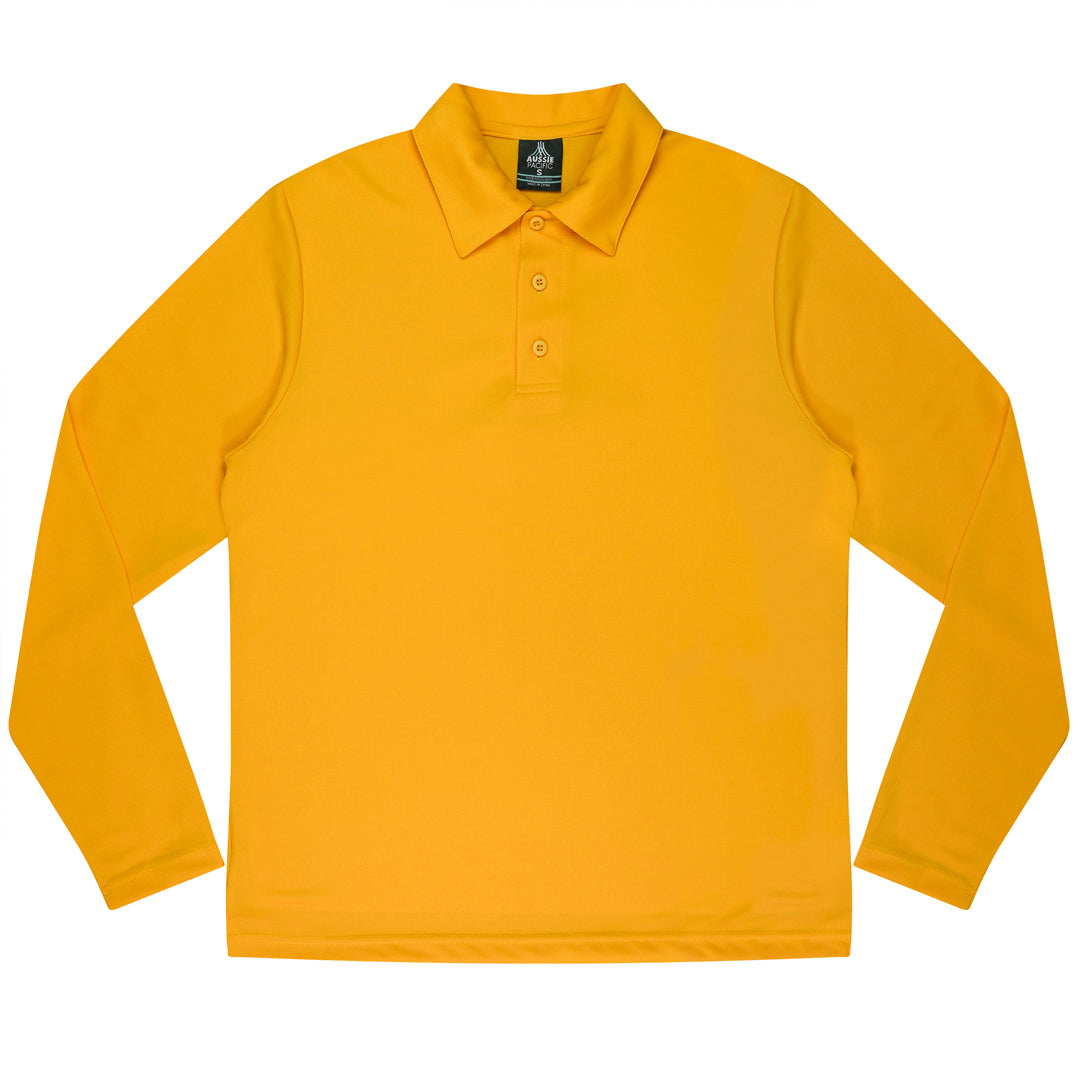 Aussie Pacific The Botany Polo | Mens | Long Sleeve Gold Shirts & Tops