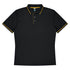 Aussie Pacific The Cottesloe Polo | Mens | Short Sleeve Black/Gold Shirts & Tops