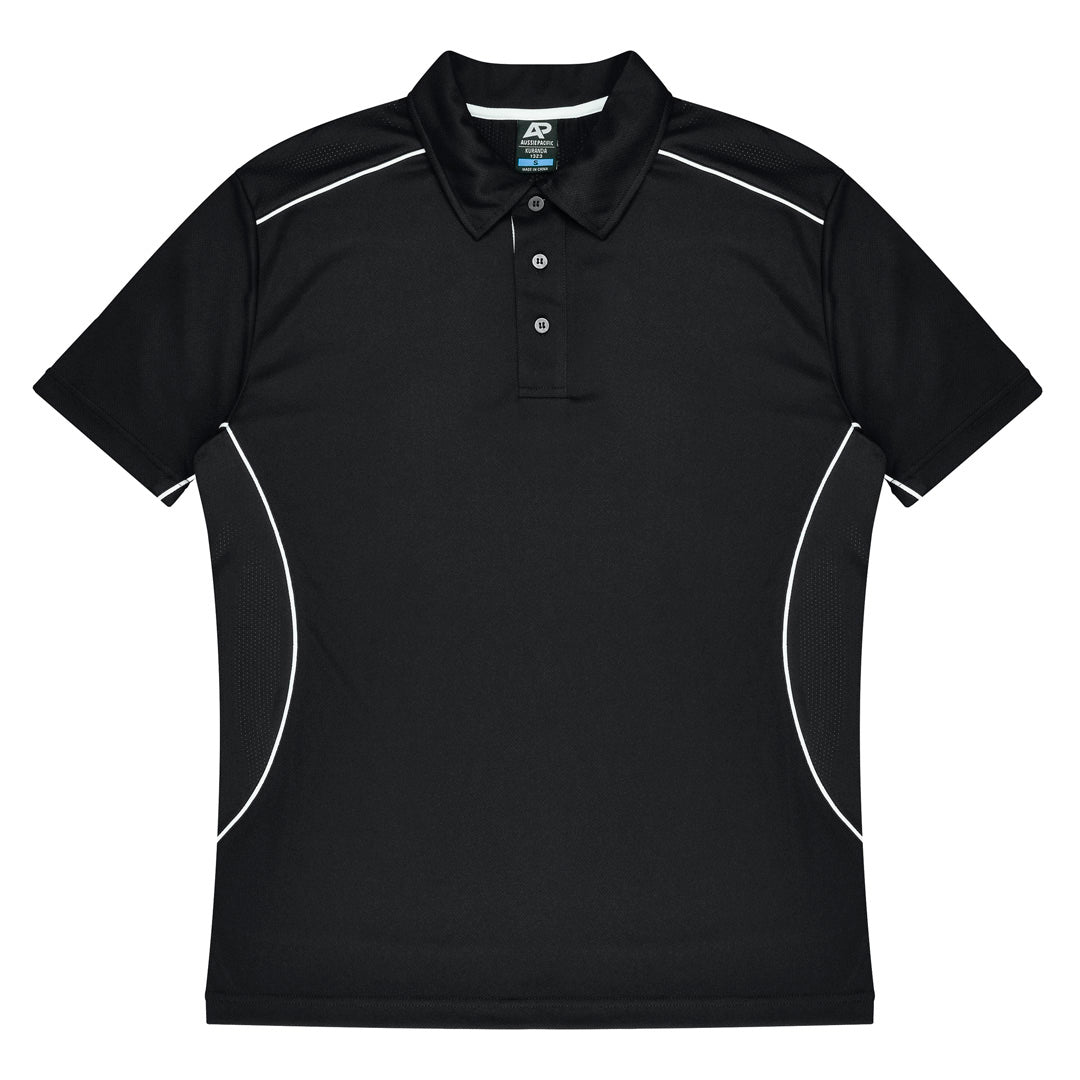 Aussie Pacific The Kuranda Polo | Mens | Short Sleeve Black/White Shirts & Tops