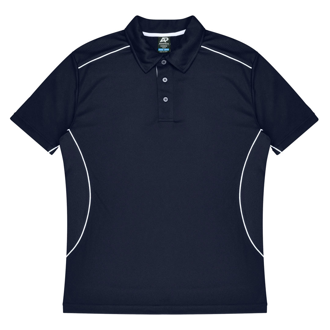 Aussie Pacific The Kuranda Polo | Mens | Short Sleeve Navy/White Shirts & Tops