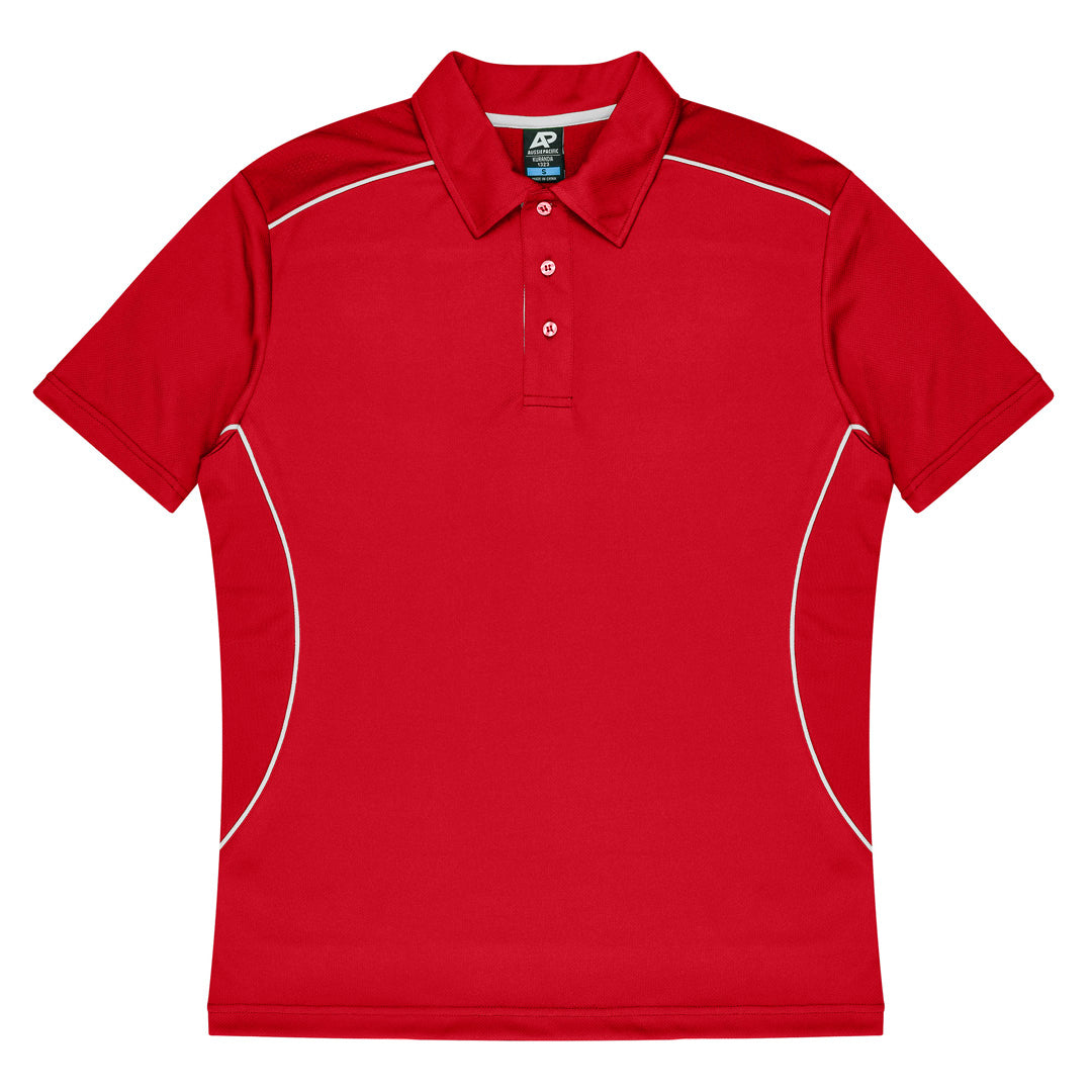Aussie Pacific The Kuranda Polo | Mens | Short Sleeve Red/White Shirts & Tops